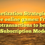 Monetization Strategies in Free online games: From Microtransactions to be able to Subscription Models